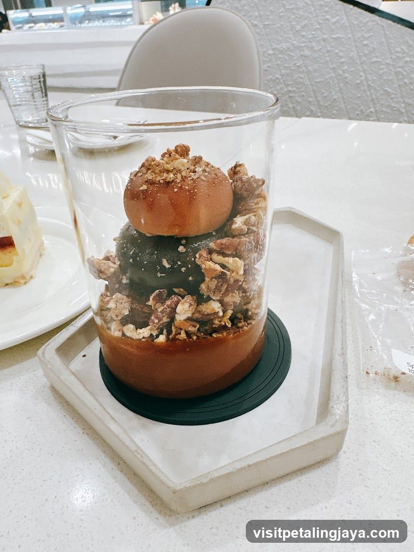 Layered Dessert in Glass Jar