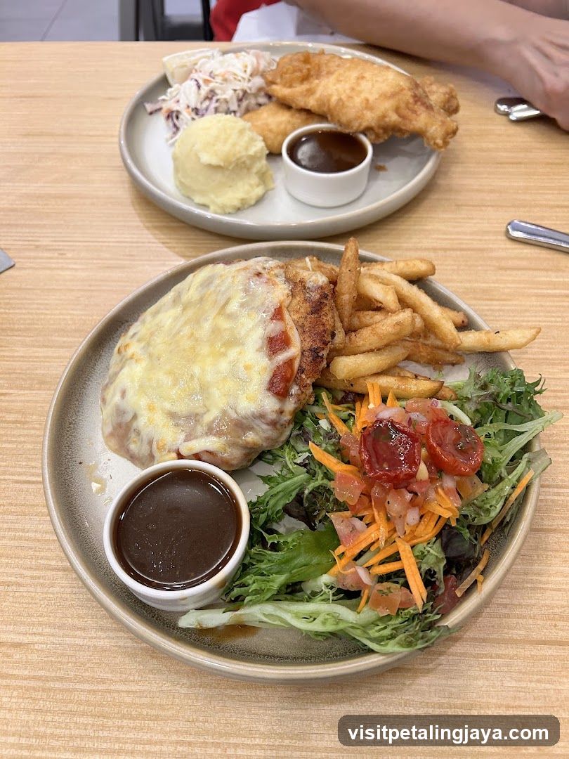 Food on table