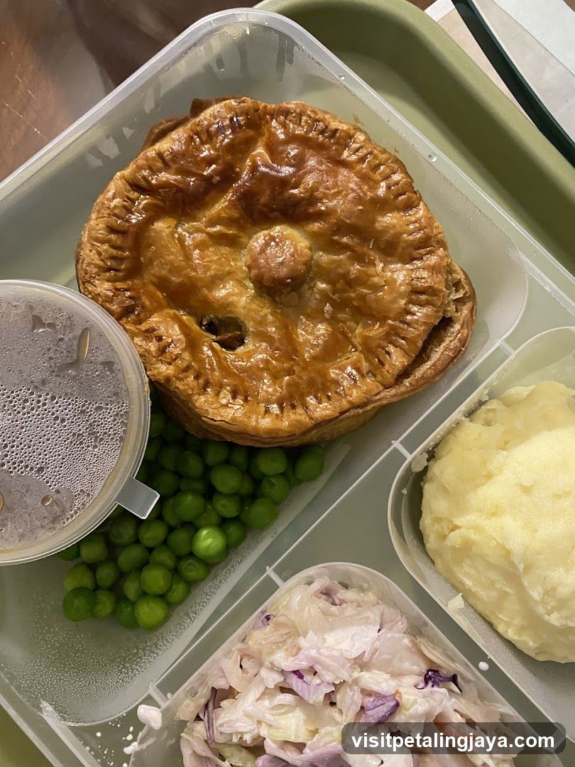 Meal Tray with Pie and Sides