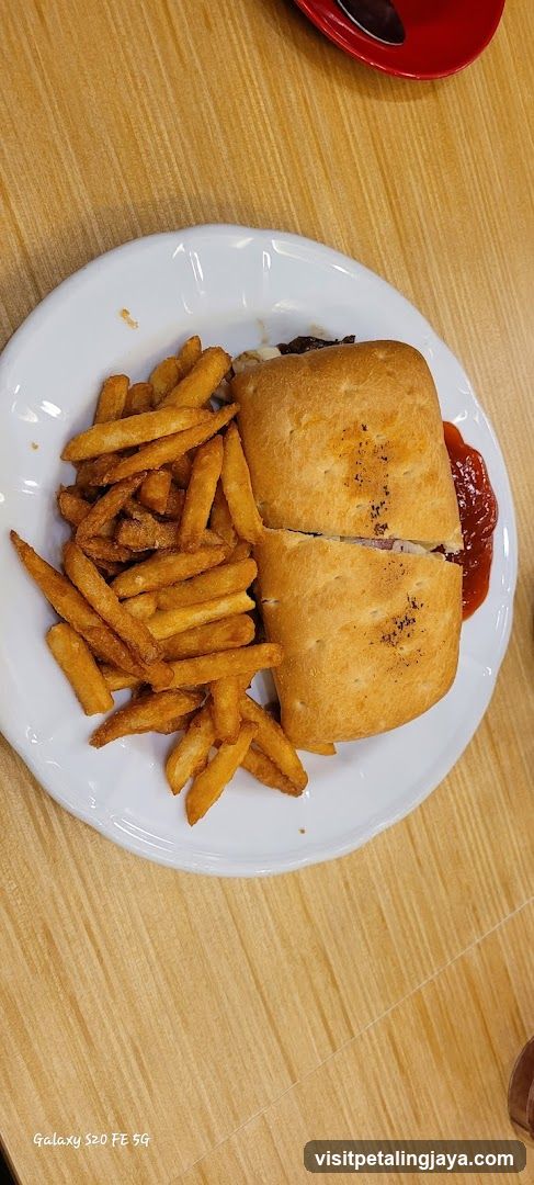 Sandwich and Fries Meal