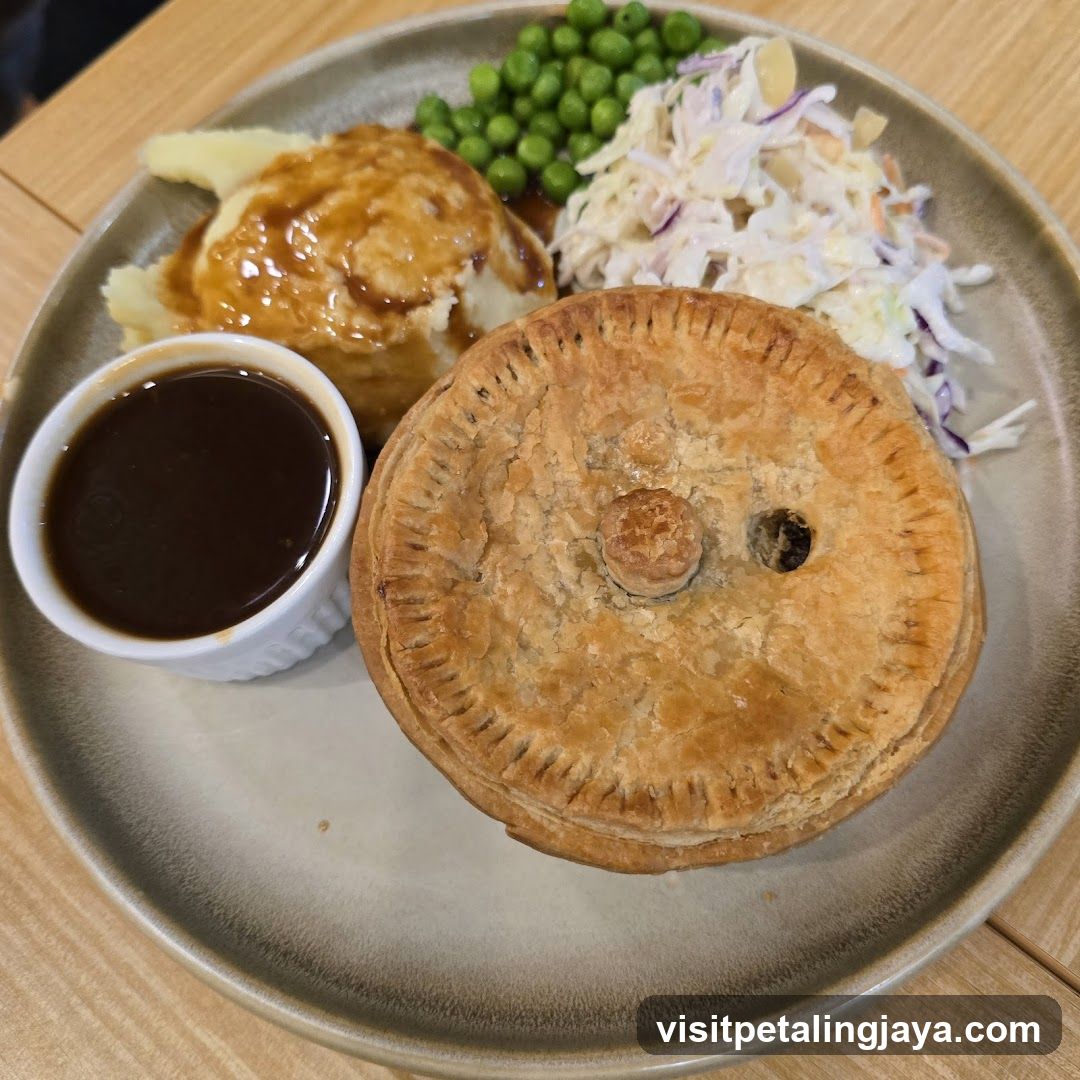 Pie and Mashed Potatoes Meal