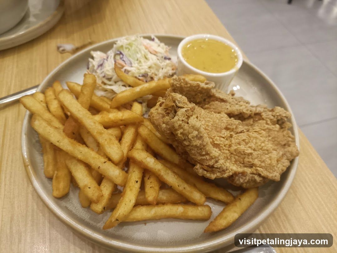 Fried Chicken and Fries Meal