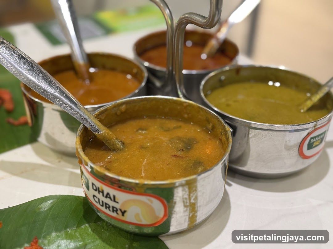 Dhal Curry and Side Dishes
