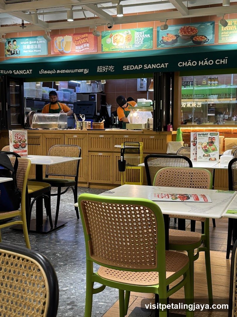 Food Stall Interior View