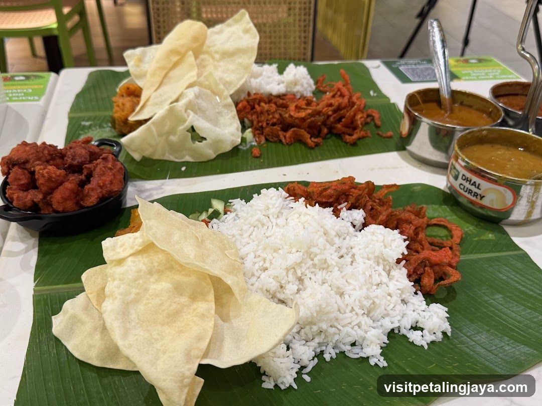 Banana Leaf Meal Spread