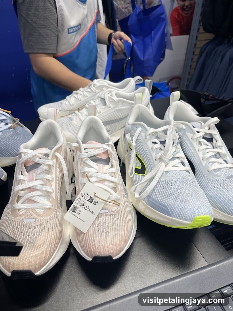 Shoes on Counter