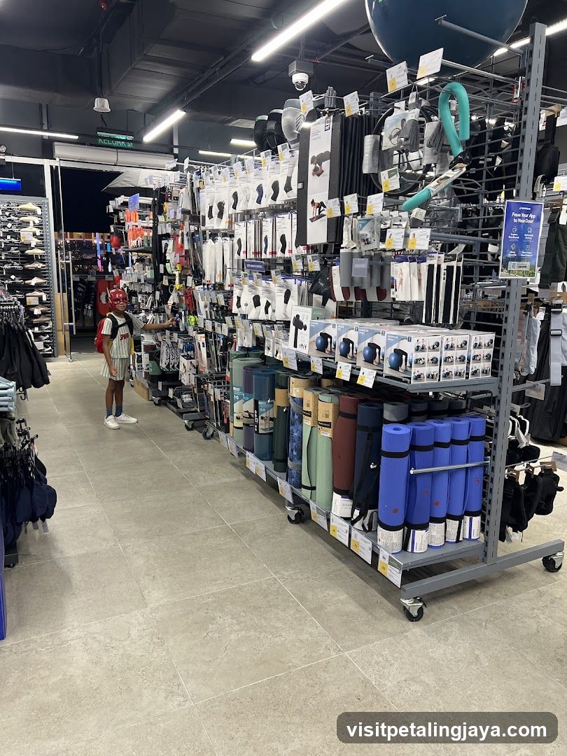 Sports Equipment Store Interior
