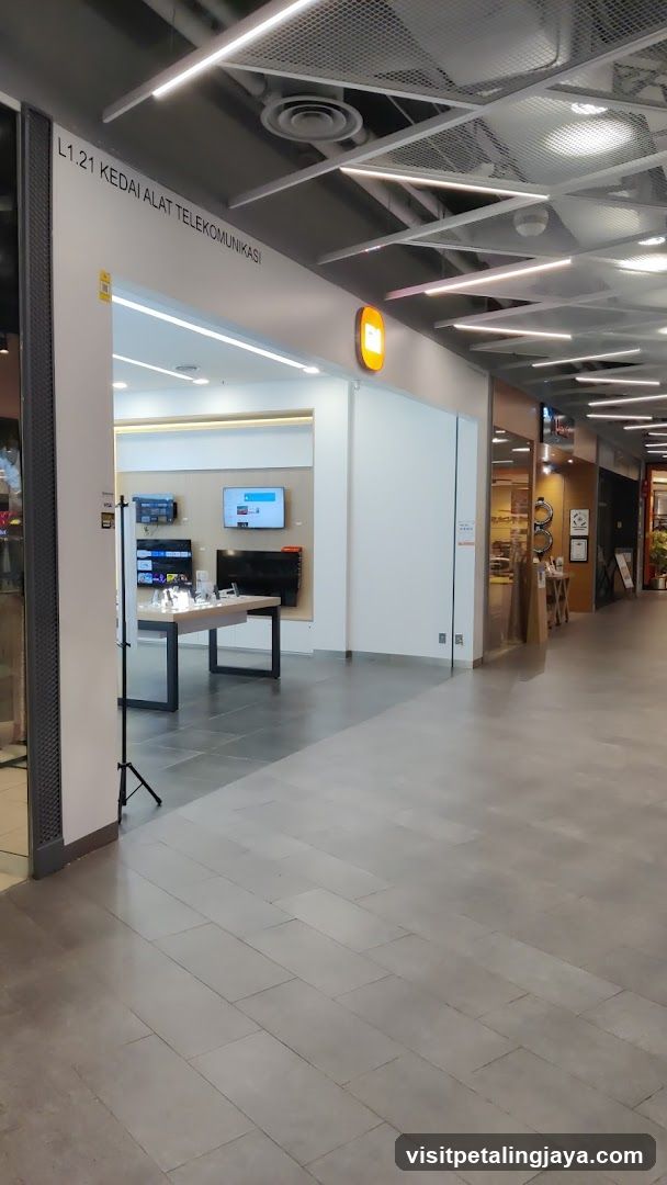 Telecommunications Shop Interior View