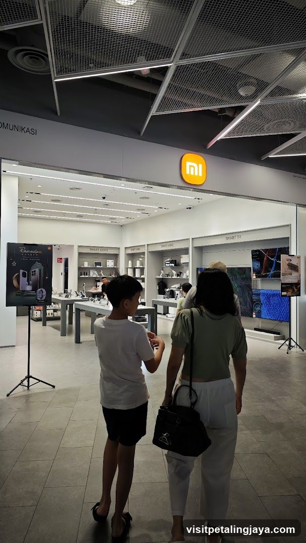 Mall Interior with Xiaomi Store Entrance