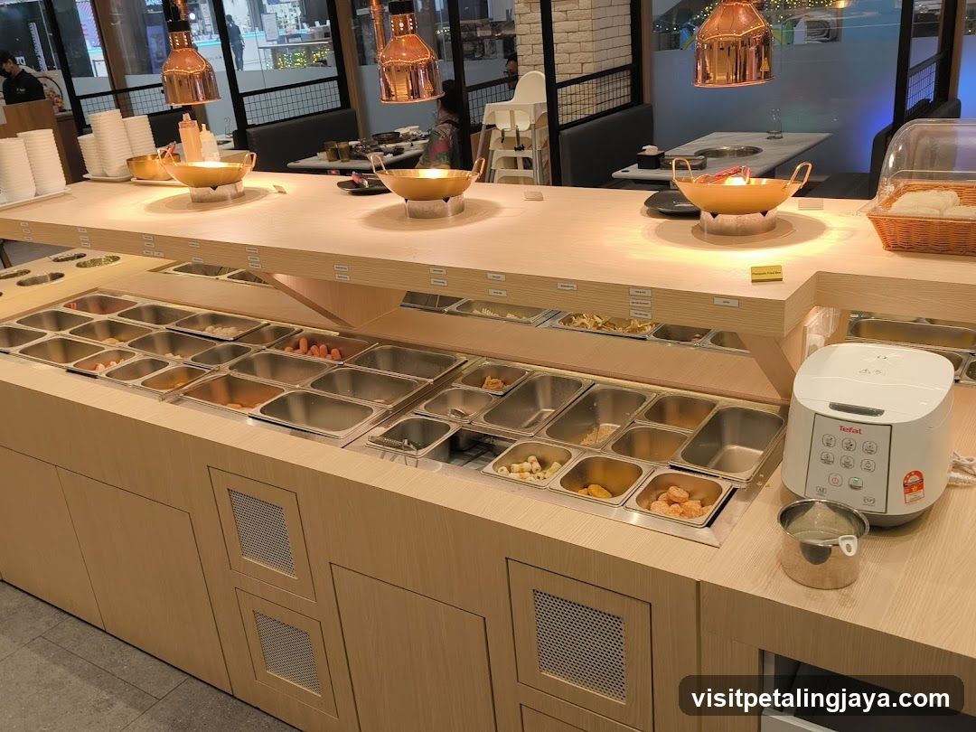 Hot Pot Buffet Station