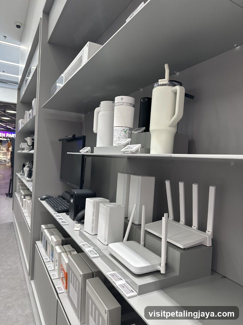 Electronics Display Shelf