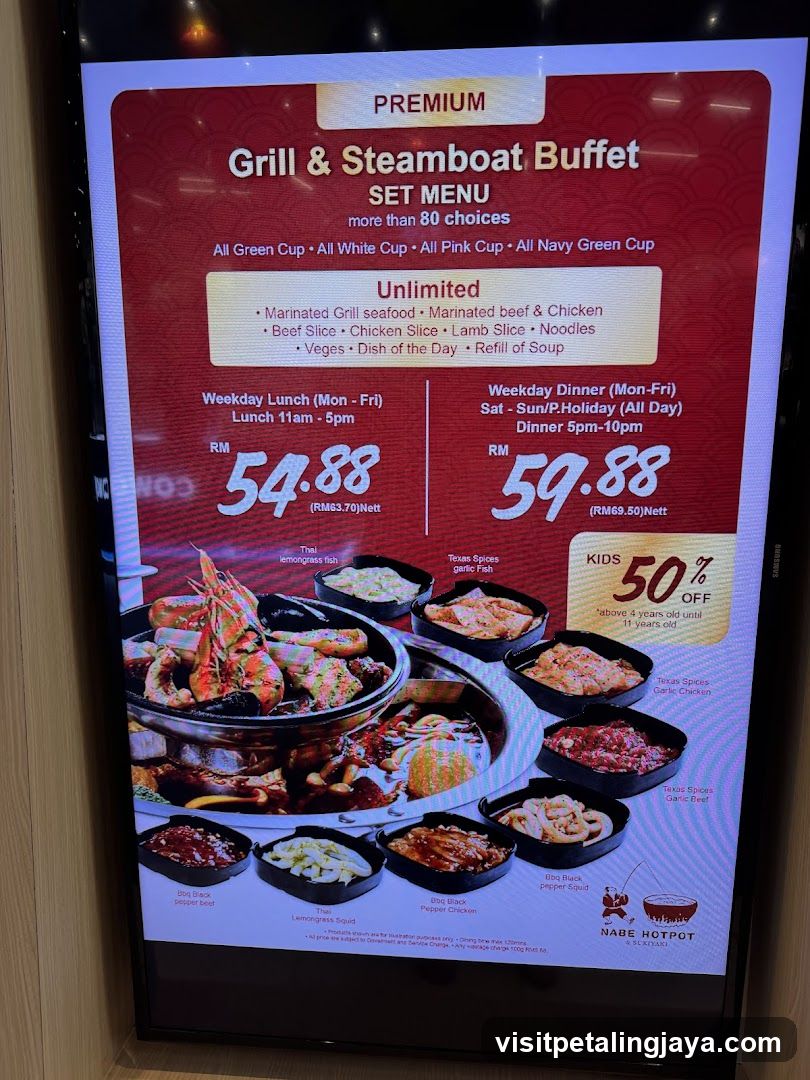 Grill & Steamboat Buffet Set Menu