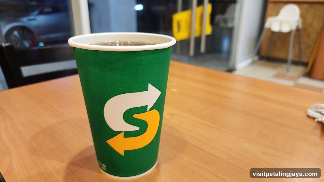 Subway Cup on Table