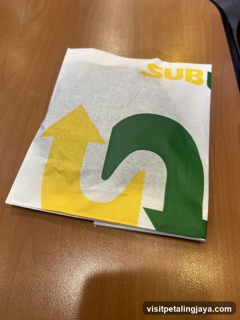 Subway Logo on Paper