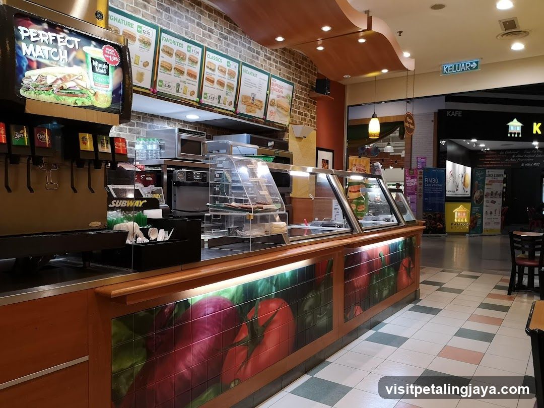 Subway Sandwich Counter Interior
