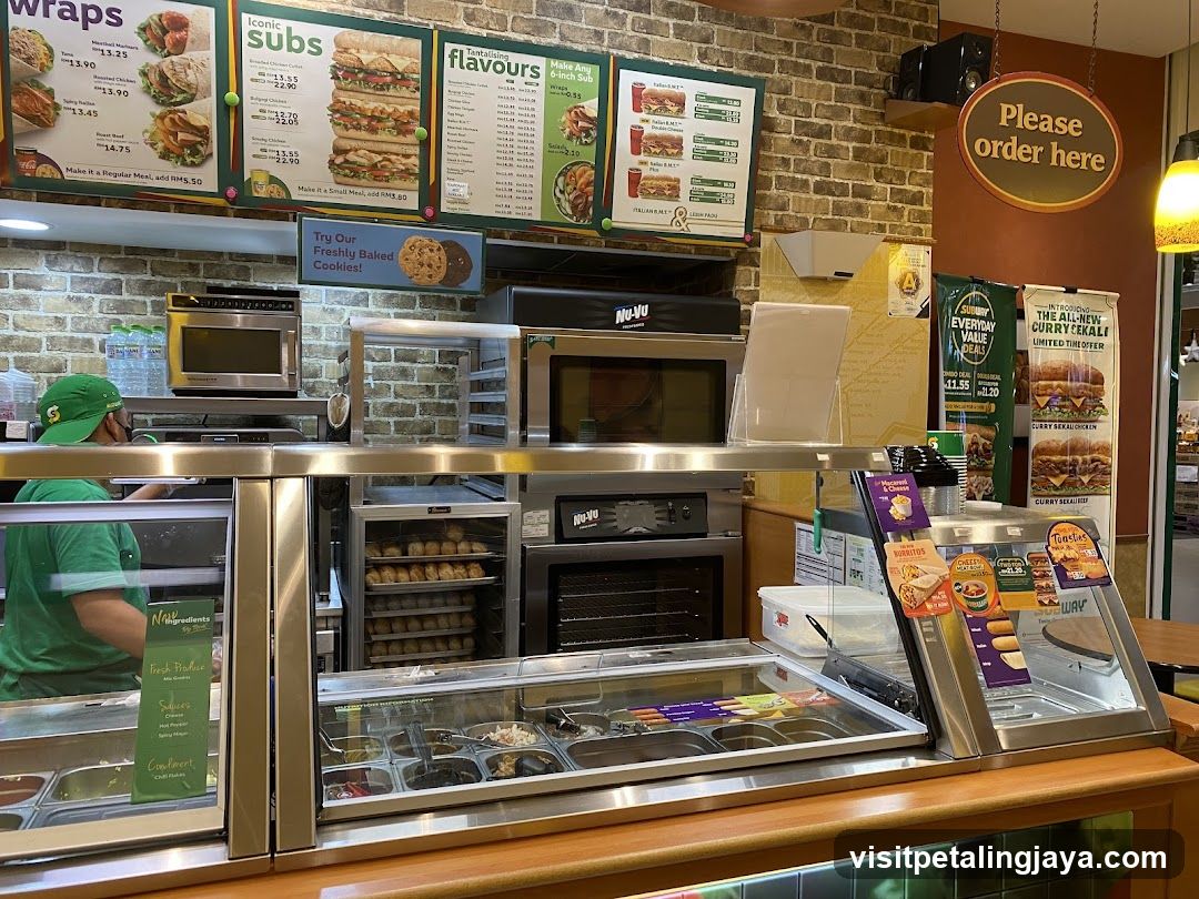 Subway Sandwich Shop Interior