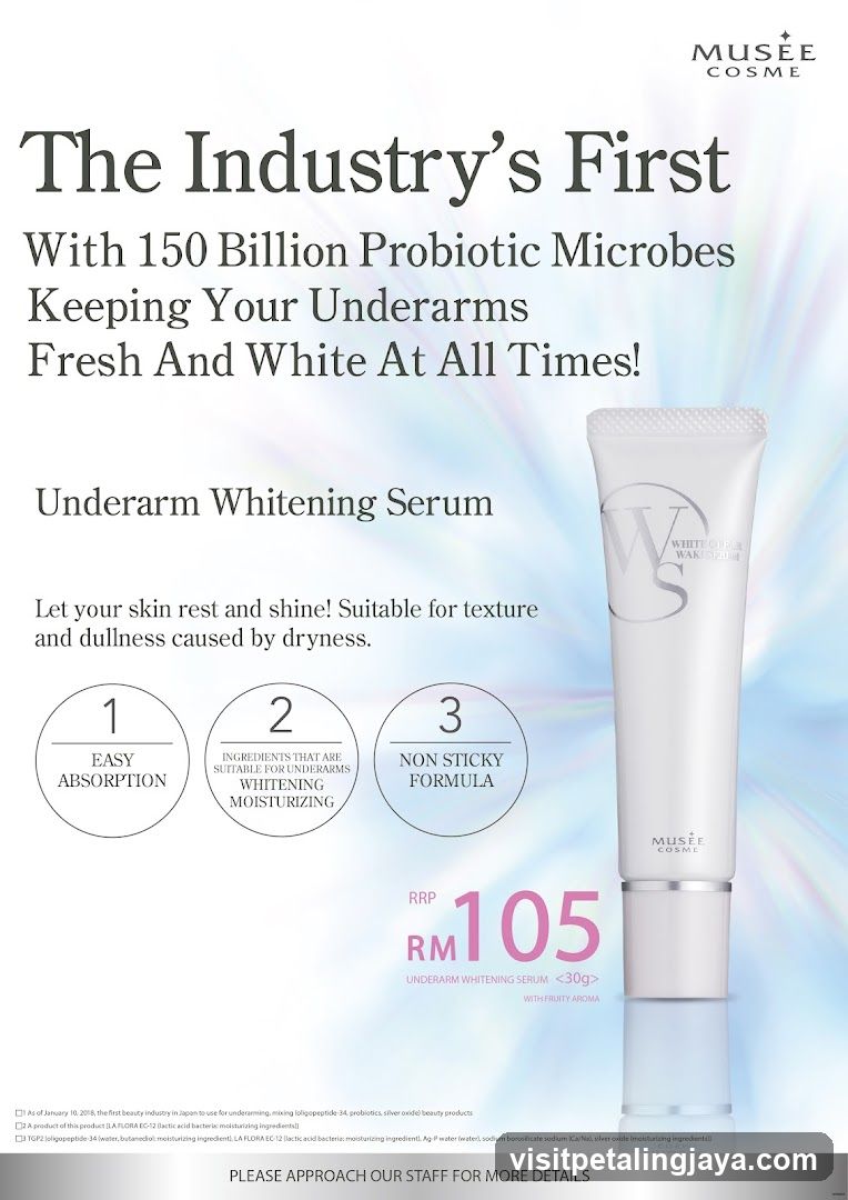 Musée Cosme Underarm Whitening Serum Ad