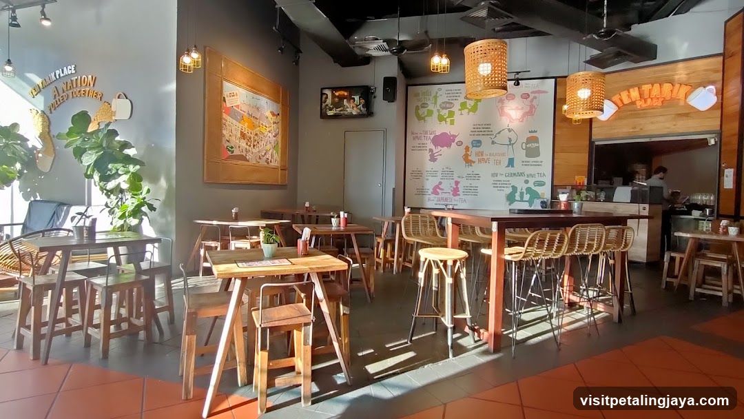 Interior of a cafe or restaurant