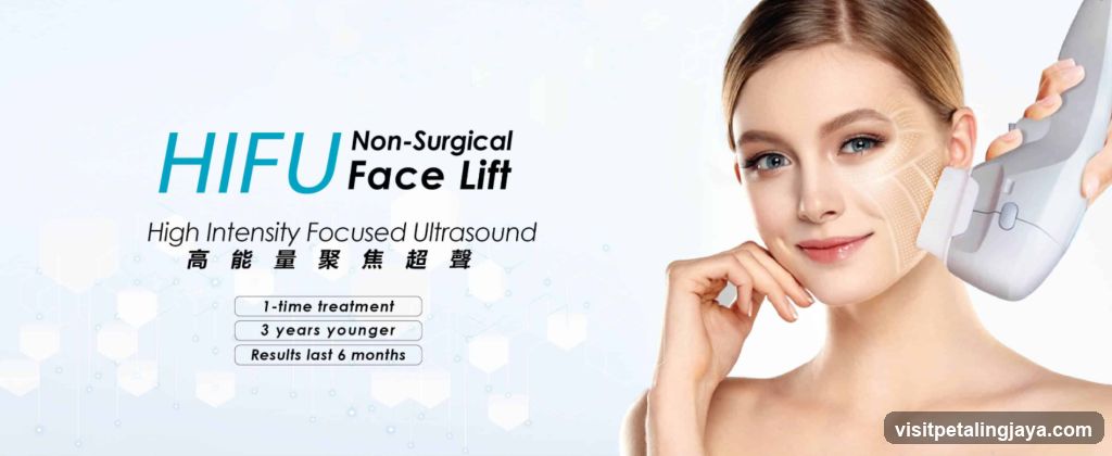 HIFU Non-Surgical Face Lift Advertisement
