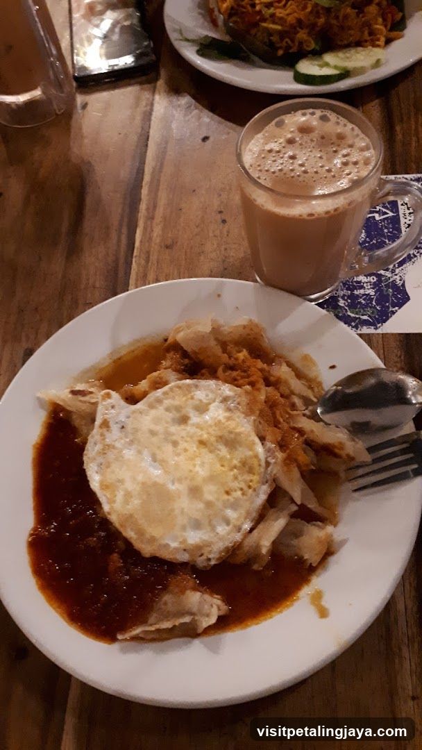 Breakfast Meal with Egg and Coffee