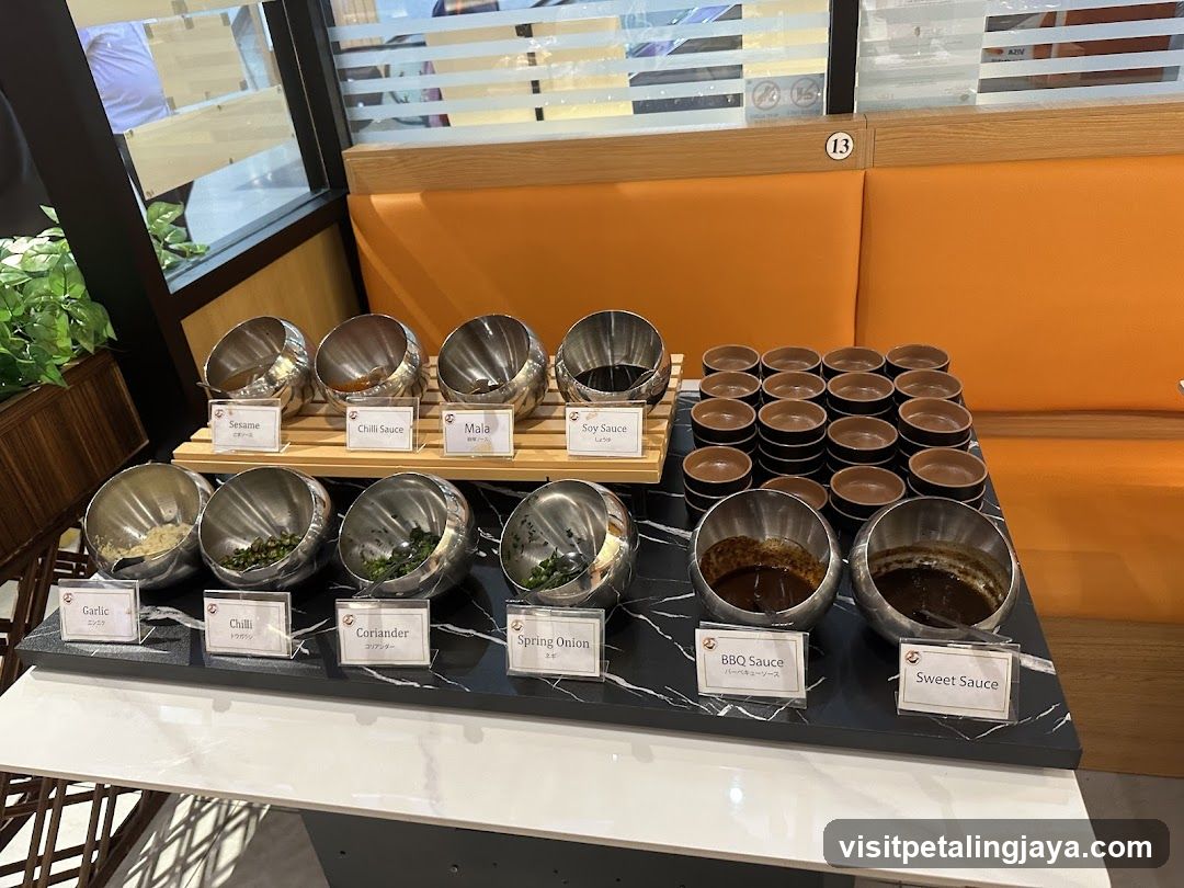 Sauce and Seasoning Station