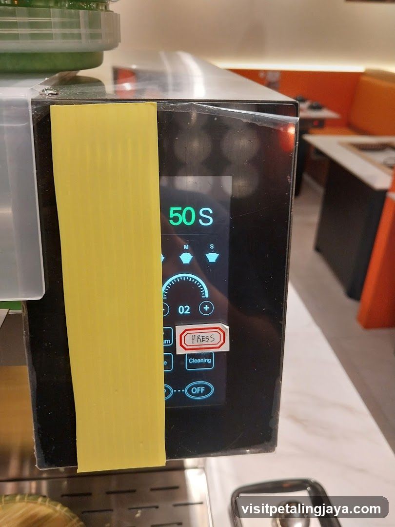 Coffee Machine Control Panel