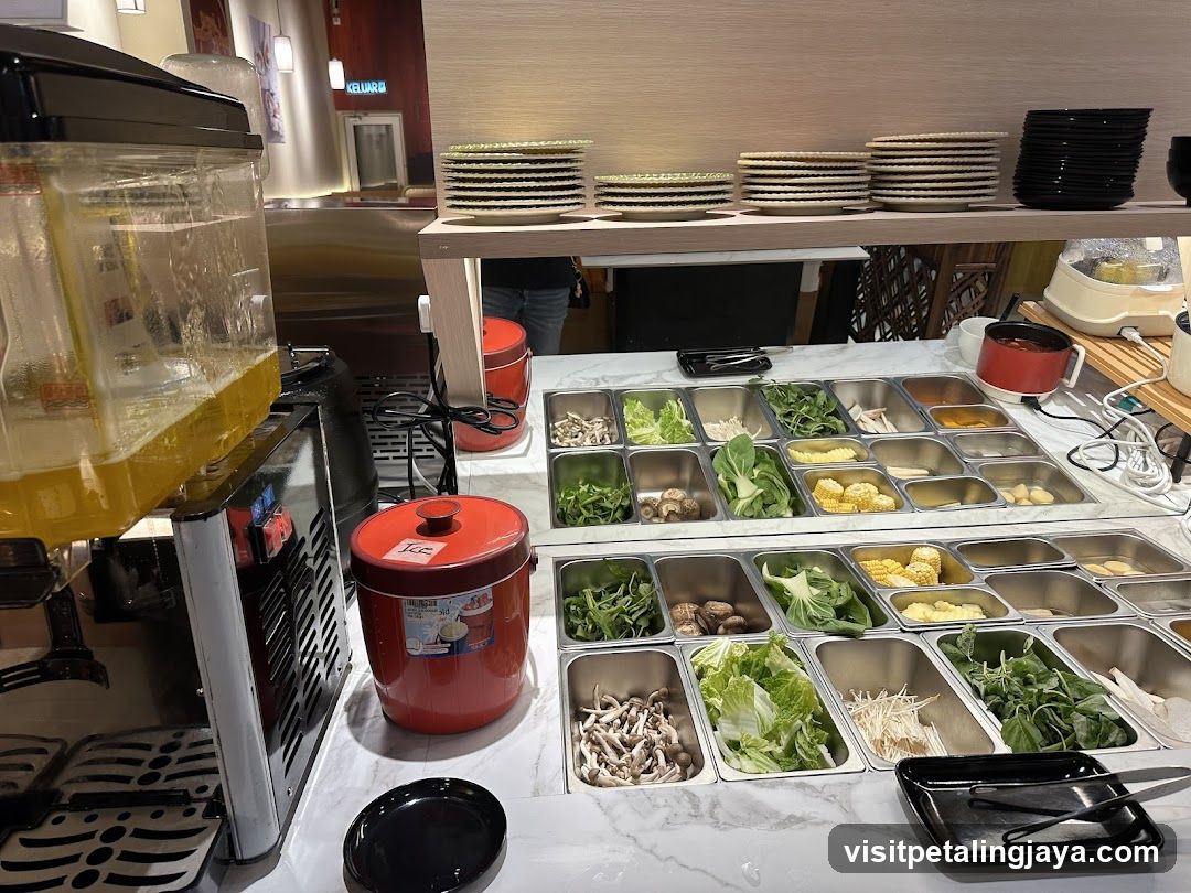 Hot Pot Buffet Station