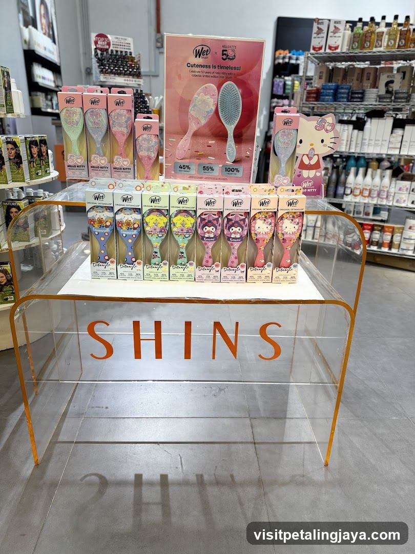 Wet Brush Display at SHINS