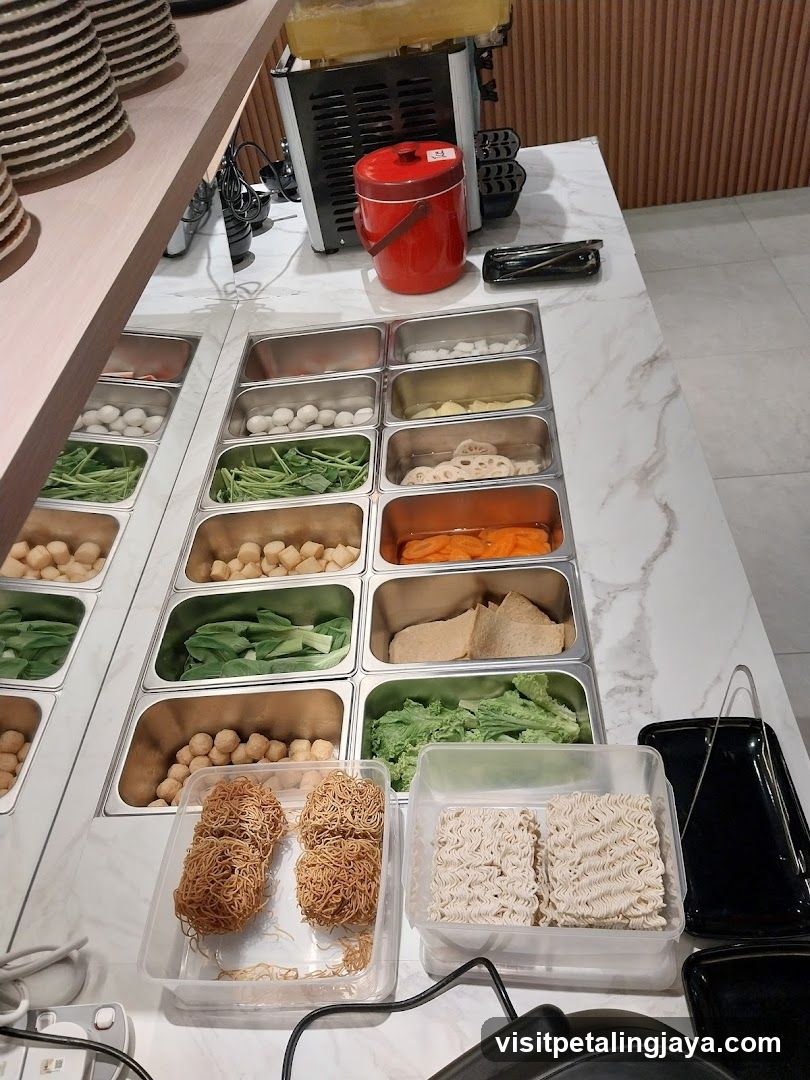 Hot Pot Buffet Ingredients