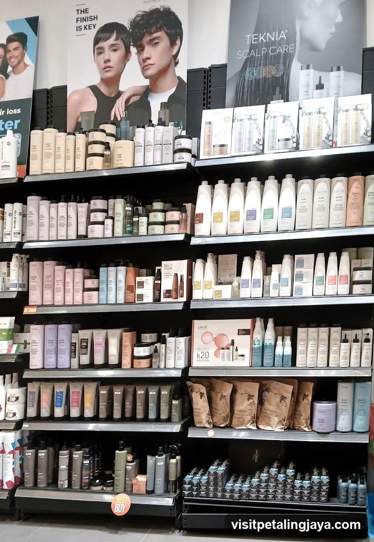 Hair Care Products Display