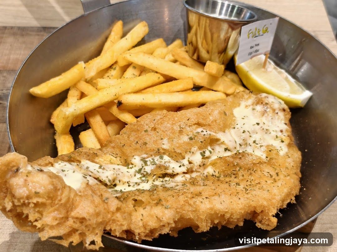 Fish and Chips with Fries