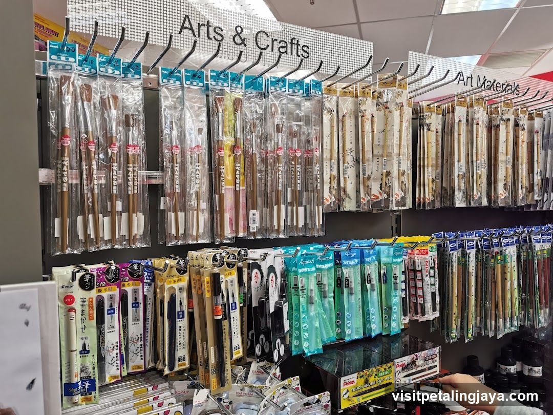 Arts & Crafts Supplies Display