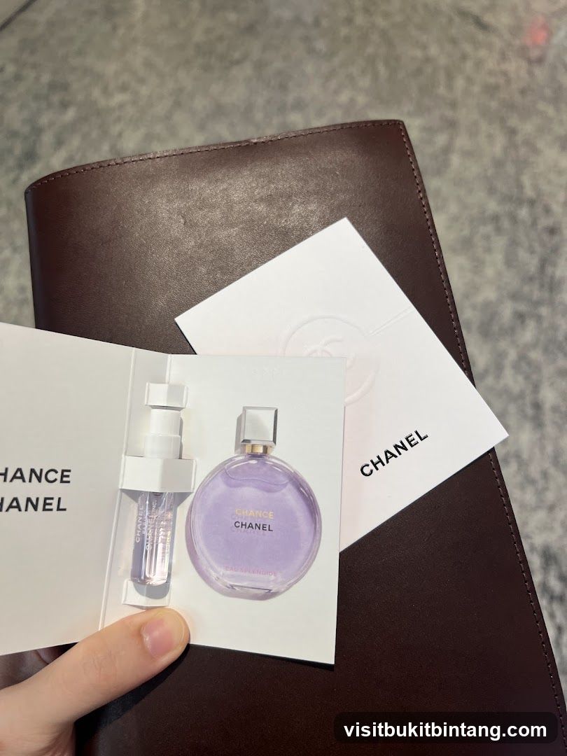 Chanel Perfume Sample