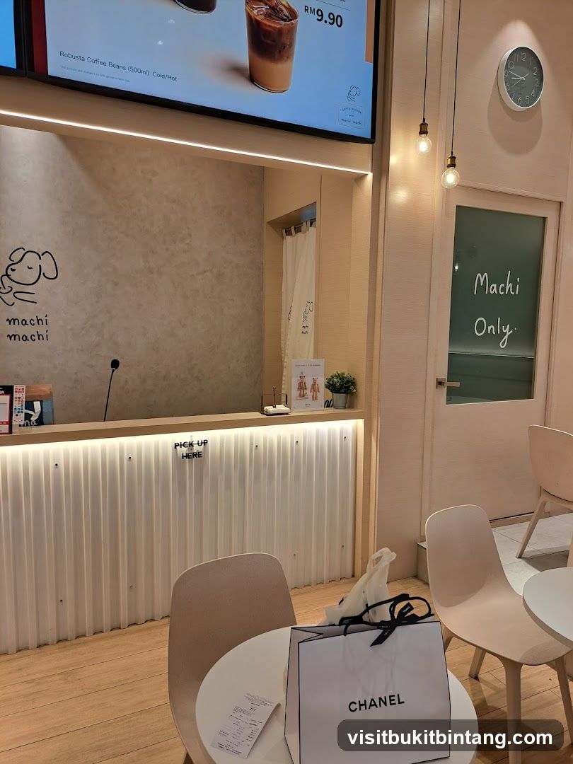 Cafe Interior with Pick-up Counter