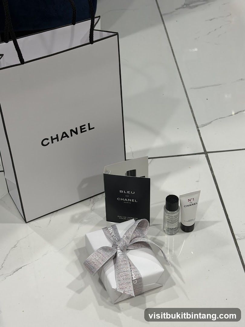 Chanel Shopping Bag and Gift
