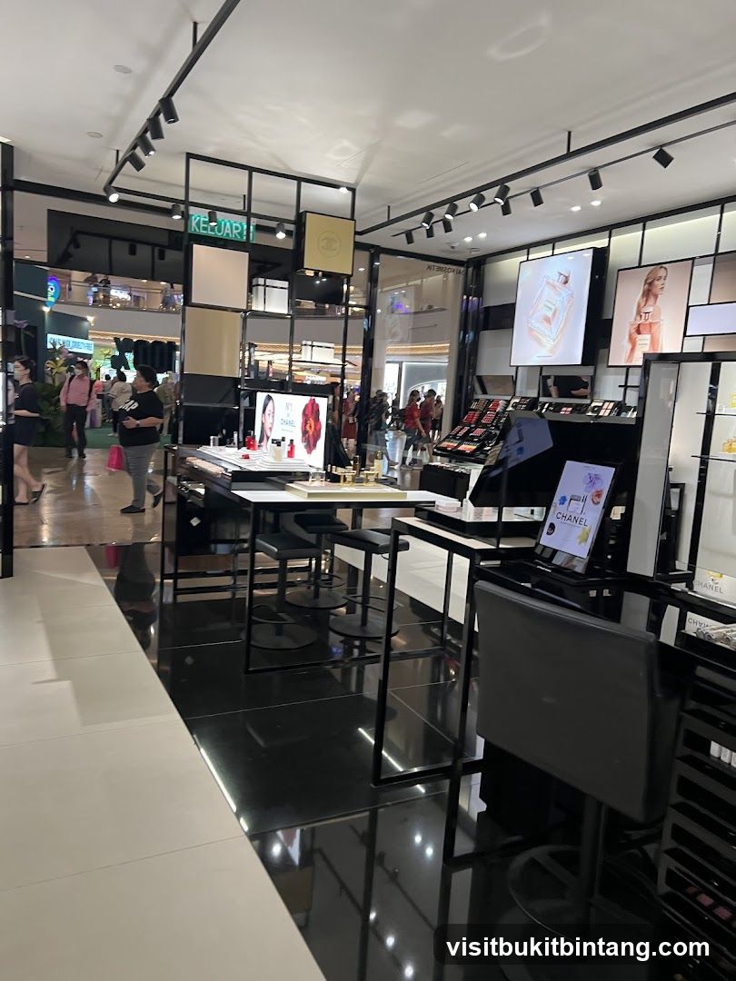 Chanel Makeup Display