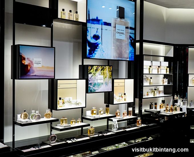 Chanel Perfume Display
