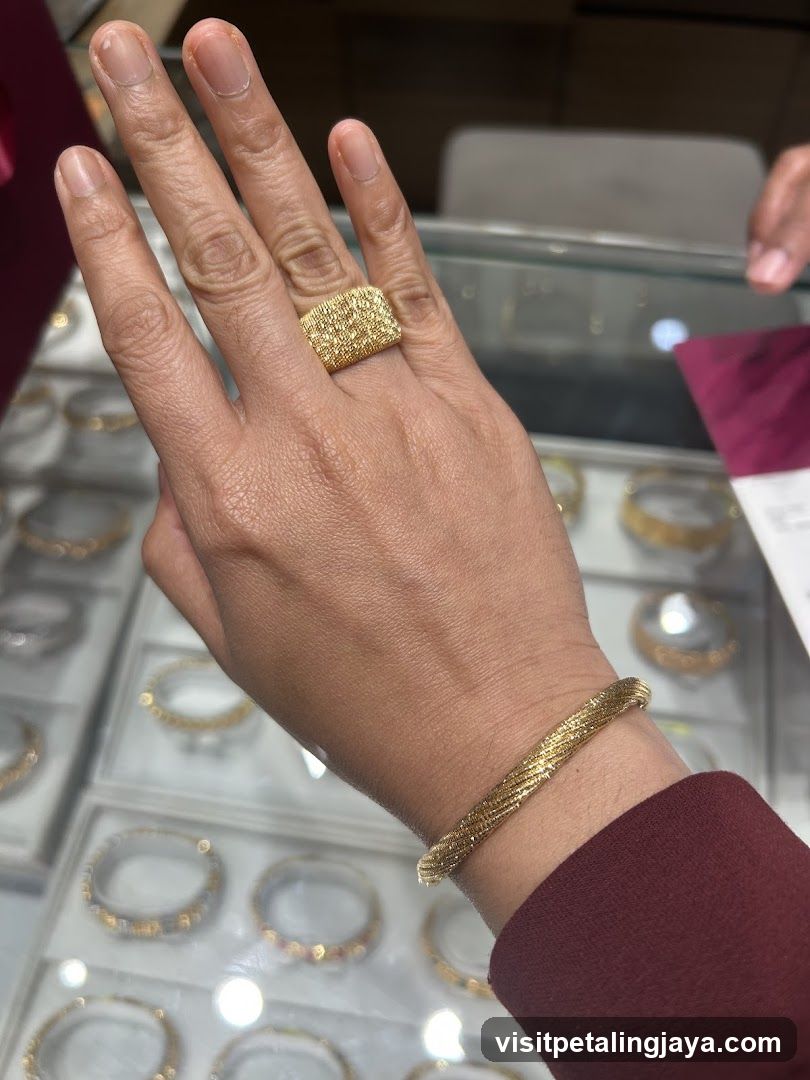Gold Jewelry Display