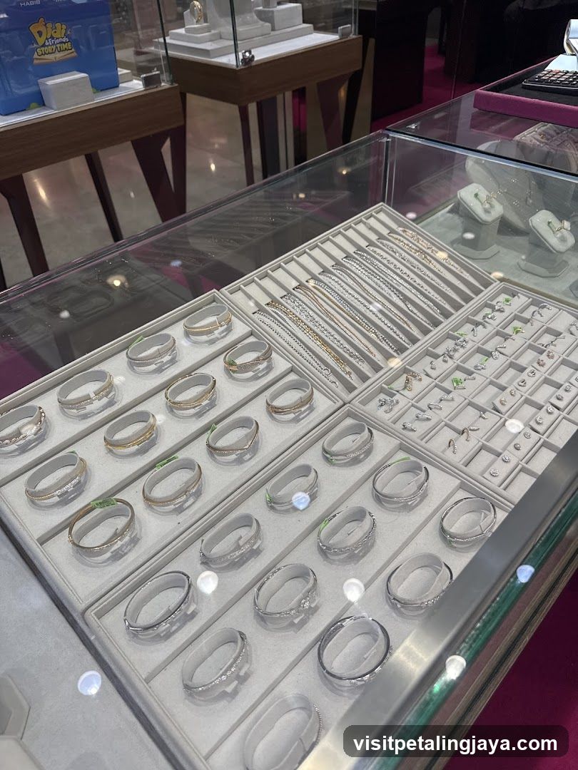 Jewelry Display Case Interior
