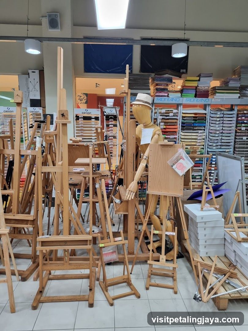 Art Supplies Store Interior