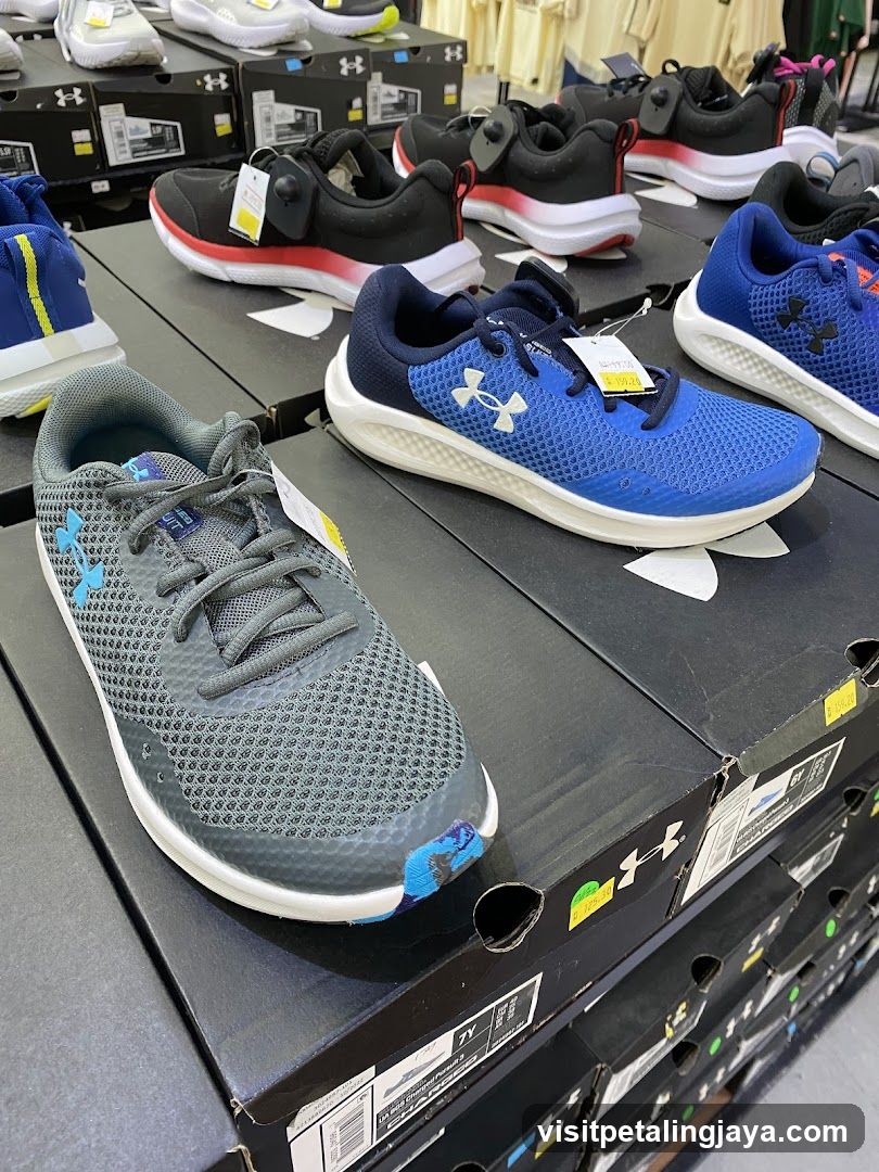 Under Armour Shoes Display