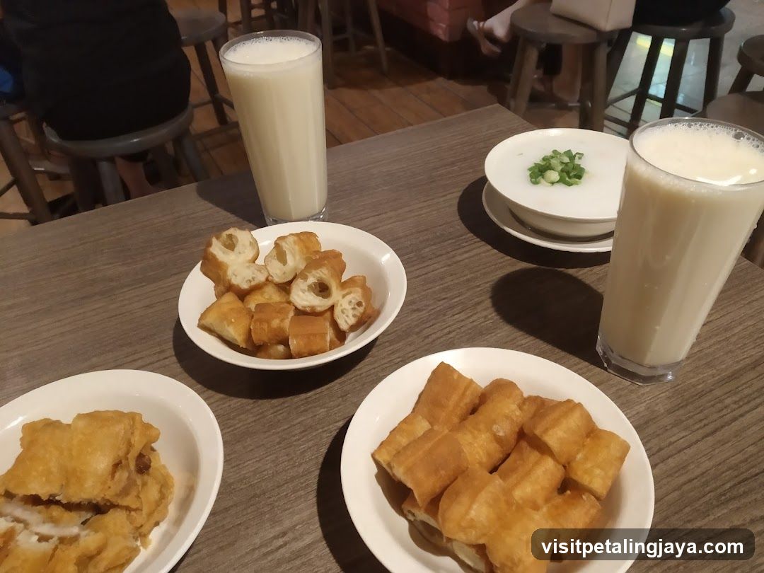 Breakfast Spread with Milk Tea
