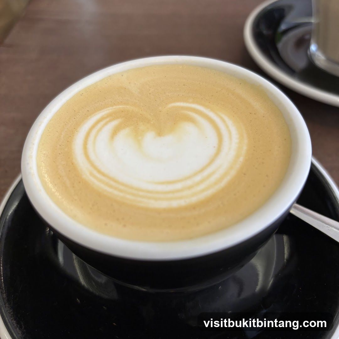 Latte with Heart Art