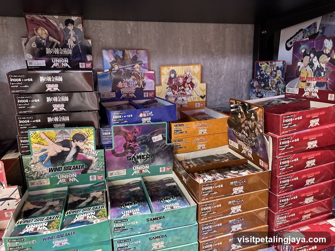 Anime Merchandise Display