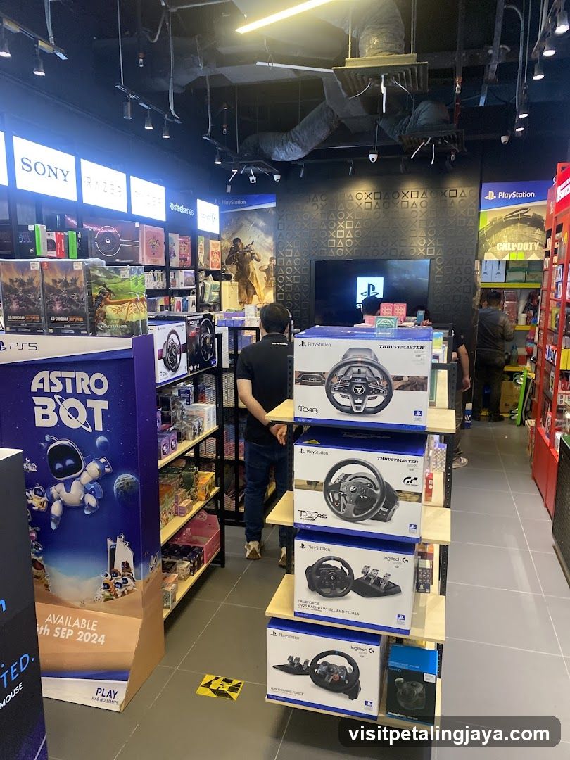 Electronics Store Interior Display