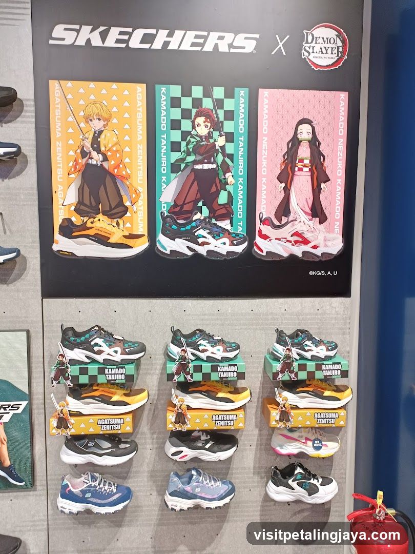 Skechers x Demon Slayer Collaboration Display
