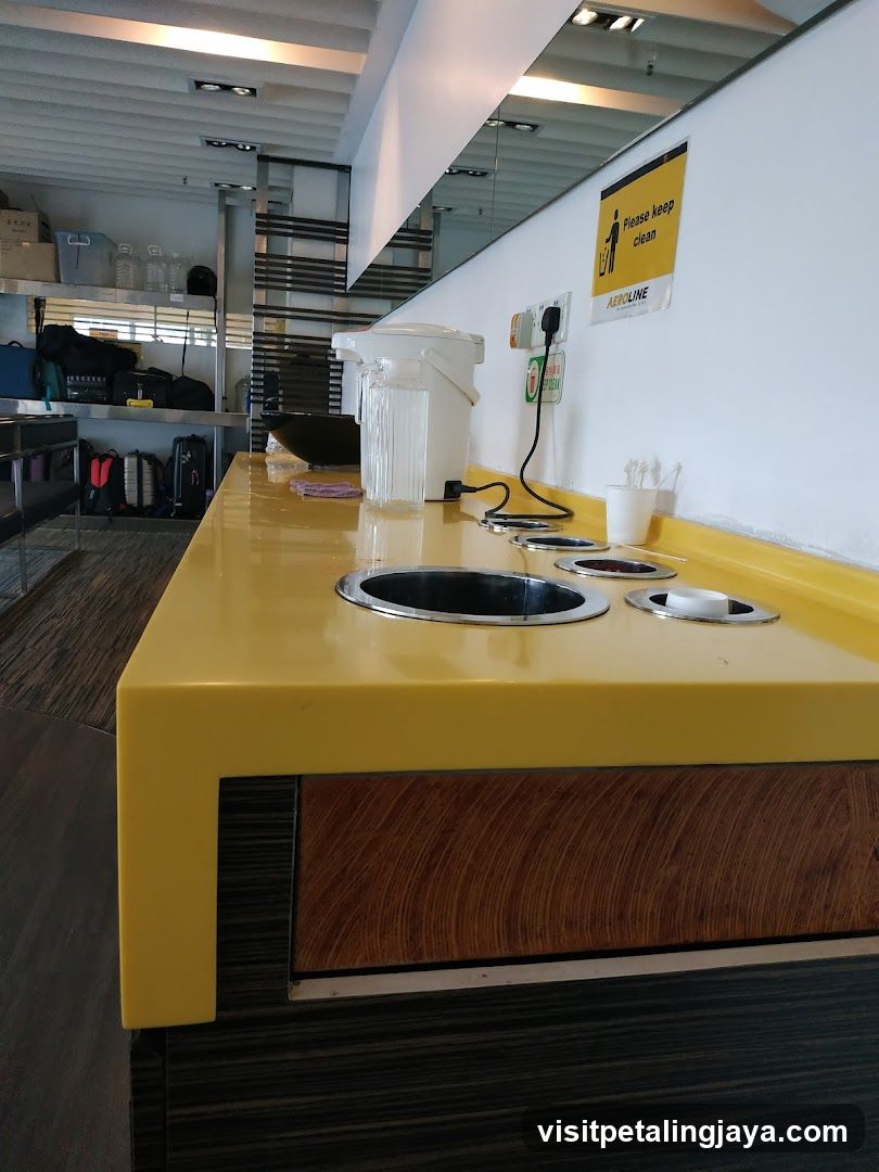 Yellow Kitchen Counter Interior
