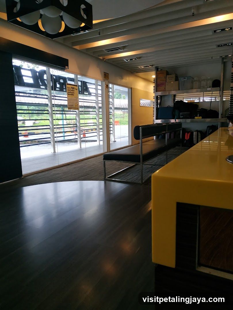 Interior of a modern shop or cafe