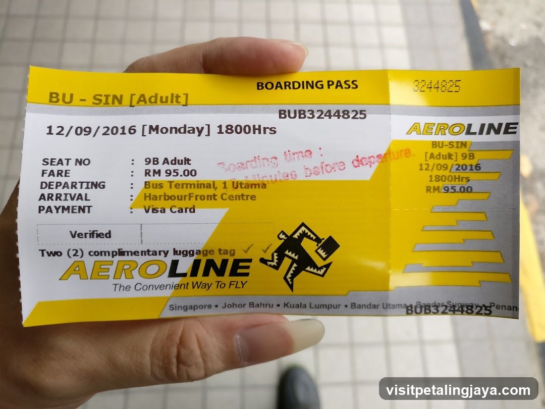 Aeroline Boarding Pass