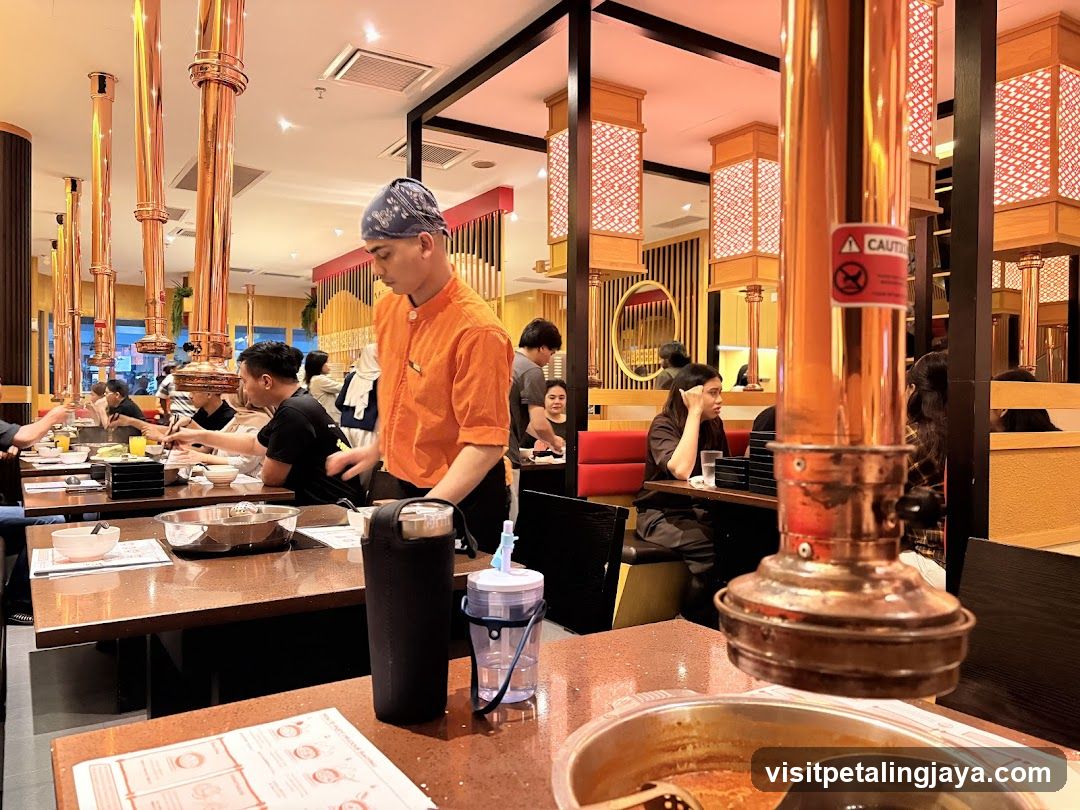 Copper Hot Pot Restaurant Interior
